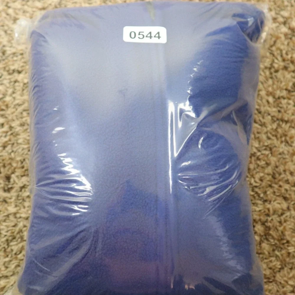 Vintage Polo Ralph Lauren Full Zip Fleece Hoodie Blue‎ Size Large 26x26.5